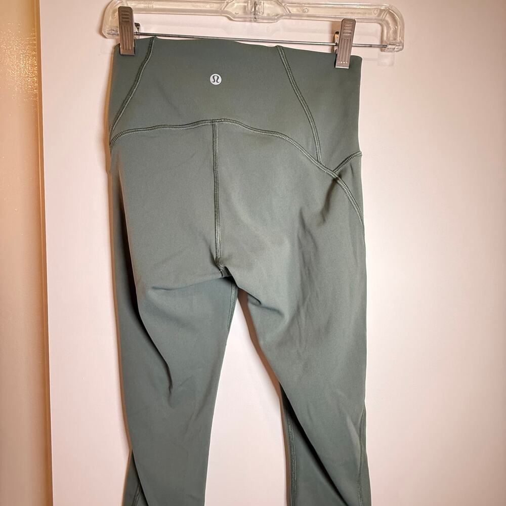 Lululemon Leggings - Sun Setter Crop 17” Dark Forest Capri Size 4 NWOT